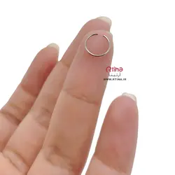 پیرسینگ فیک لب، بینی، گوش/ حلقه ای ساده