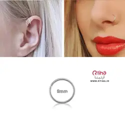 پیرسینگ فیک لب، بینی، گوش/ حلقه ای ساده