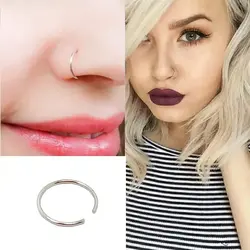پیرسینگ فیک لب، بینی، گوش/ حلقه ای ساده