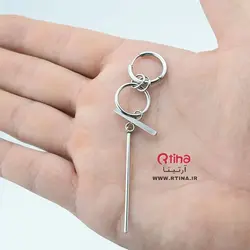 گوشواره حلقه آویزدار جدید دخترانه پسرانه/ طرح بی تی اس