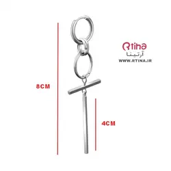 گوشواره حلقه آویزدار جدید دخترانه پسرانه/ طرح بی تی اس