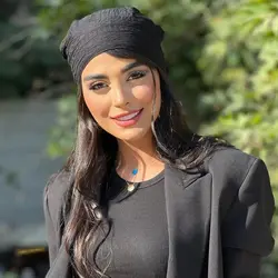 دورگ سربند مشکی زنانه دخترانه اسپرت/ خود طرح