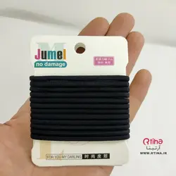 کش مو ساده مشکی مردانه و زنانه (بسته 12عددی)