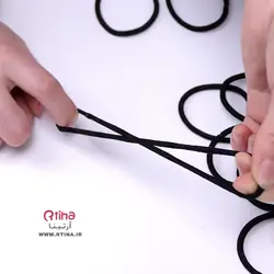 کش مو ساده مشکی مردانه و زنانه (بسته 12عددی)