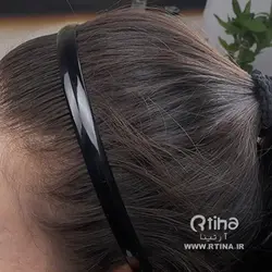 تل مو ساده مشکی اسپرت (پسرانه دخترانه) دندانه دار و نشکن