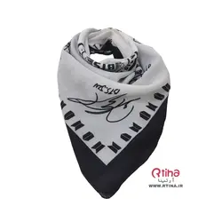 مینی اسکارف BTS سفید و مشکی بزرگسال و بچه گانه