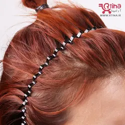 تل مو فلزی اسپرت مدل زیگزاکی  V3