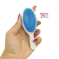 برس سر نوزاد دخترانه تا 5 سال طرح دار | دندانه ژله ای