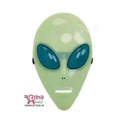 ماسک آدم فضایی شبرنگ آلین Alien سبز