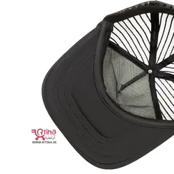 کلاه اسکلتی کپ پشت تور مشکی مدل SAGE