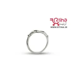 انگشتر طرح آغوش نقره ای طلایی دخترانه و زنانه/ فری سایز