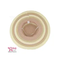 کلاه ساحلی لبه بلند رنگی زنجیر دار  مدل تابستانی