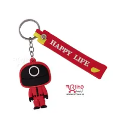 آویز جاسوئیچی بازی مرکب SQUIDGAME طرح دایره