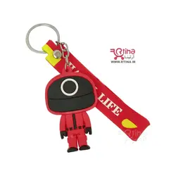 آویز جاسوئیچی بازی مرکب SQUIDGAME طرح دایره