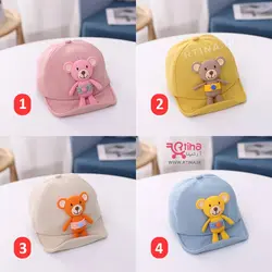 کلاه بچه گانه جدید دخترانه و پسرانه عروسک دار X.C.H