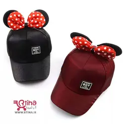 کلاه بچه گانه دخترانه مدل میکی موس