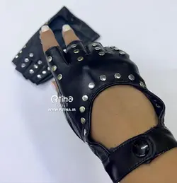 دستکش بدون انگشت زنانه، دخترانه پسرانه مدل پانچی