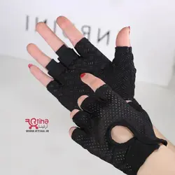 دستکش باشگاه بدنسازی زنانه و پسرانه ورزشی/ لایت