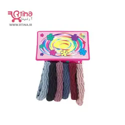 کش مو رنگی ساده بچه گانه و زنانه (بسته 6عددی)