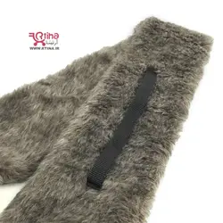 شال و کلاه فرحی زنانه و دخترانه (کلاه باکت + شال گردن خز)