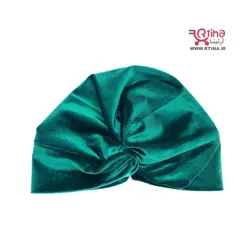 توربان ساده مخمل مدل گرهی زنانه و دخترانه