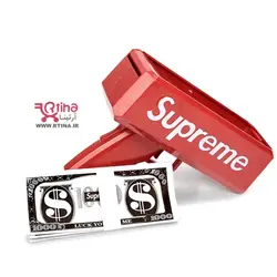 تفنگ پول پاش supreme | سه عدد باتری رایگان+ دلار 100 عددی