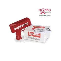 تفنگ پول پاش supreme | سه عدد باتری رایگان+ دلار 100 عددی