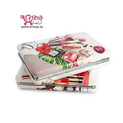 آینه جیبی فانتزی دخترانه طرح میکاپ آرایشی