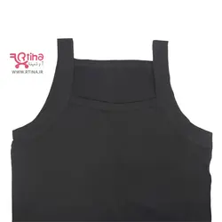 زیرپوش یقه خشتی مشکی مردانه houtan