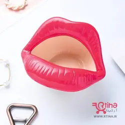 زیر سیگاری شیک و فانتزی مدل لب قرمز (گلدان کوچک)