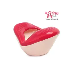 زیر سیگاری شیک و فانتزی مدل لب قرمز (گلدان کوچک)