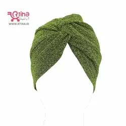 کلاه توربان لمه رنگ سبز (زمینه ساده)