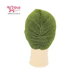 کلاه توربان لمه رنگ سبز (زمینه ساده)