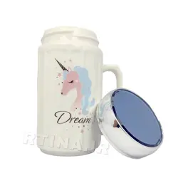 ماگ دخترانه طرح اسب تک شاخ مدل DREAM