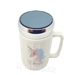 ماگ دخترانه طرح اسب تک شاخ مدل DREAM