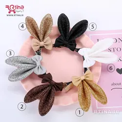 گل سر دخترانه با فوم اکلیلی مدل پاپیون-خرگوشی