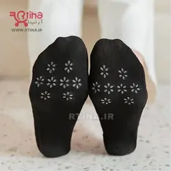 پاپوش گل دار زنانه مدل جوراب کالجی Oumeyu