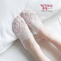 پاپوش گل دار زنانه مدل جوراب کالجی Oumeyu