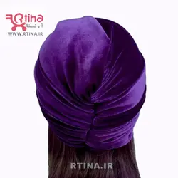 کلاه حجاب طرح جلو گره ای مدل RTT22