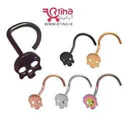 پرسینگ بینی پسرانه و دخترانه مدل اسکلتی SKULL
