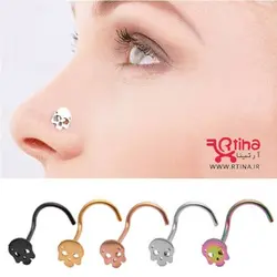 پرسینگ بینی پسرانه و دخترانه مدل اسکلتی SKULL