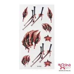 تاتو موقت برچسبی هالووین مدل SQ24