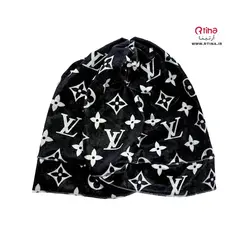 توربان طرح دار مشکی مدل لویی ویلتون