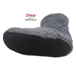 پاپوش زنانه ساقدار زمستانی/ طرح سه بعدی فانتزی