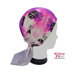 سربند مردانه زنانه | دورگردنی پارچه ای | دستمال مچ بند مدل EXO