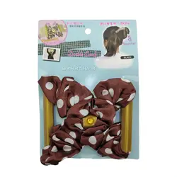 شانه جادویی با دندانه های پلاستیکی/ ژله ای و کش با روکش پارچه ای