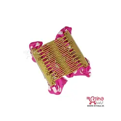 شانه جادویی پارچه ای کشی مو طرح خالدار