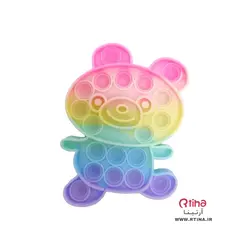 پاپ ایت و فیجت سیلیکونی پسرانه و دخترانه طرح پاندا (12.5cm)