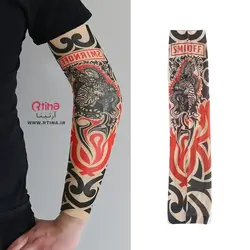 ساق دست طرح خالکوبی تاتو پسرانه دخترانه مدل تایگر