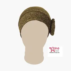 توربان کلاهی مجلسی شاین |  حجاب سر مجلسی گلدار